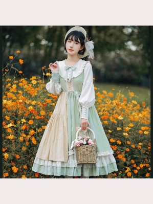Clarion Calls Lolita Style Dress OP by Withpuji (WJ12)